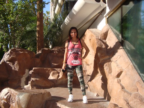 Trekking it in my 3's! 