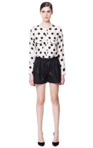 Leather Effect Shorts- Zara $60