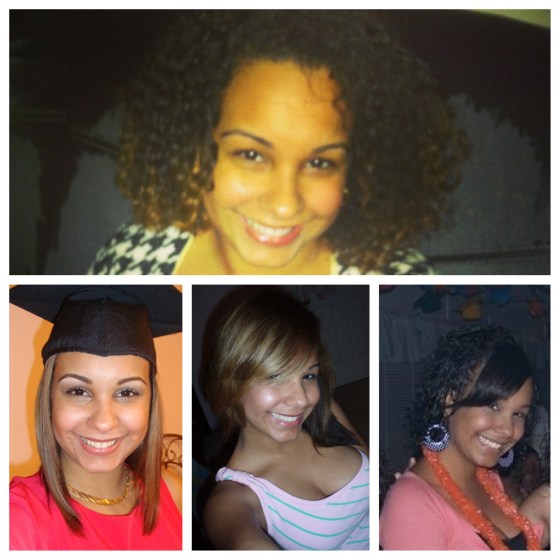 The top photo was taken last week and reflects my most current state of hair. Almost close to my childhood wild curls and my color is almost out as well.  