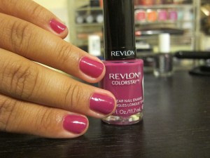 Color on my nails (No Flash)