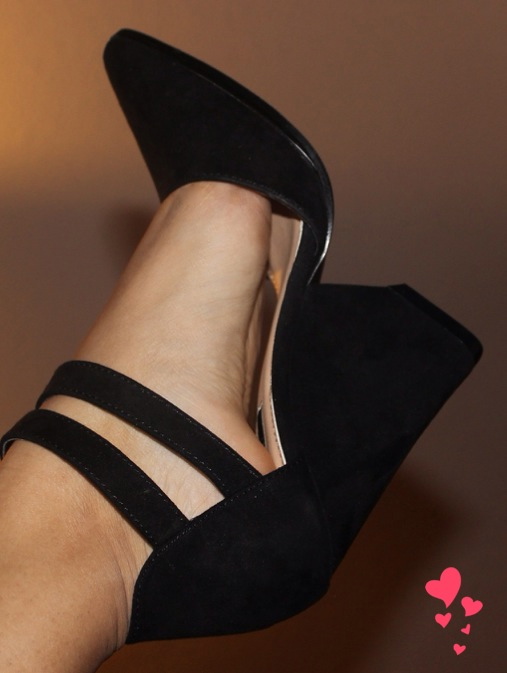 forever 21 black heels wedges