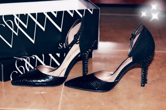 sam edelman, heels, spiky, black, target