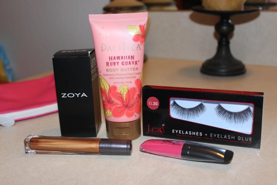 ipsy,glam,bag,review,zoya,pacifica,blog,bblogger,pop beauty