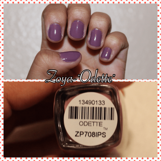 zoya, swatches, odette, nail polish