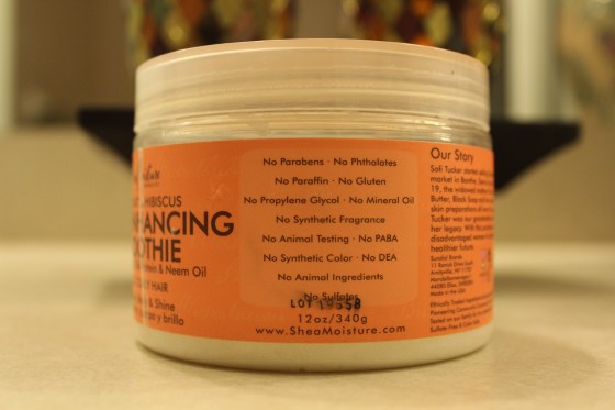 natural, products, organic, shea moisture, hair, curly, curl, smoothie, coconut oil, routine, thin, dominican