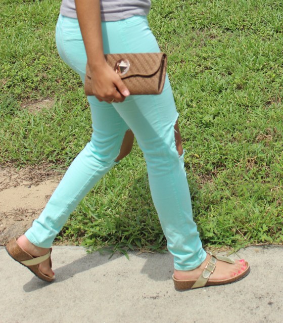 gold, sandals, faux birkenstocks, cork, thong, casual