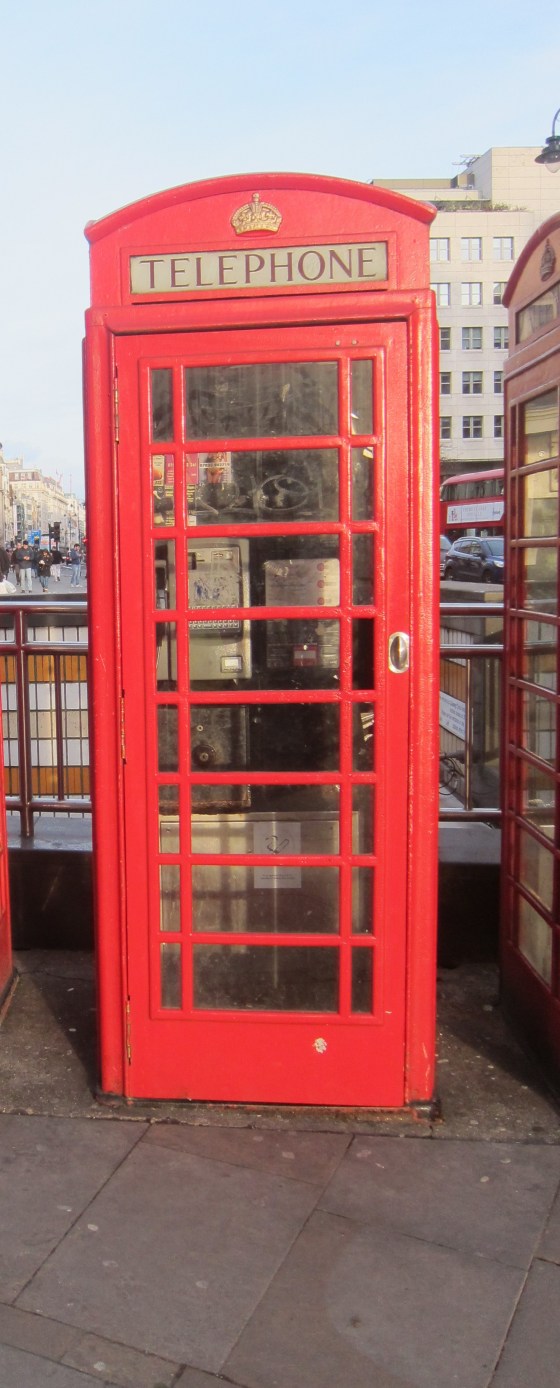 Classic phone booth shot