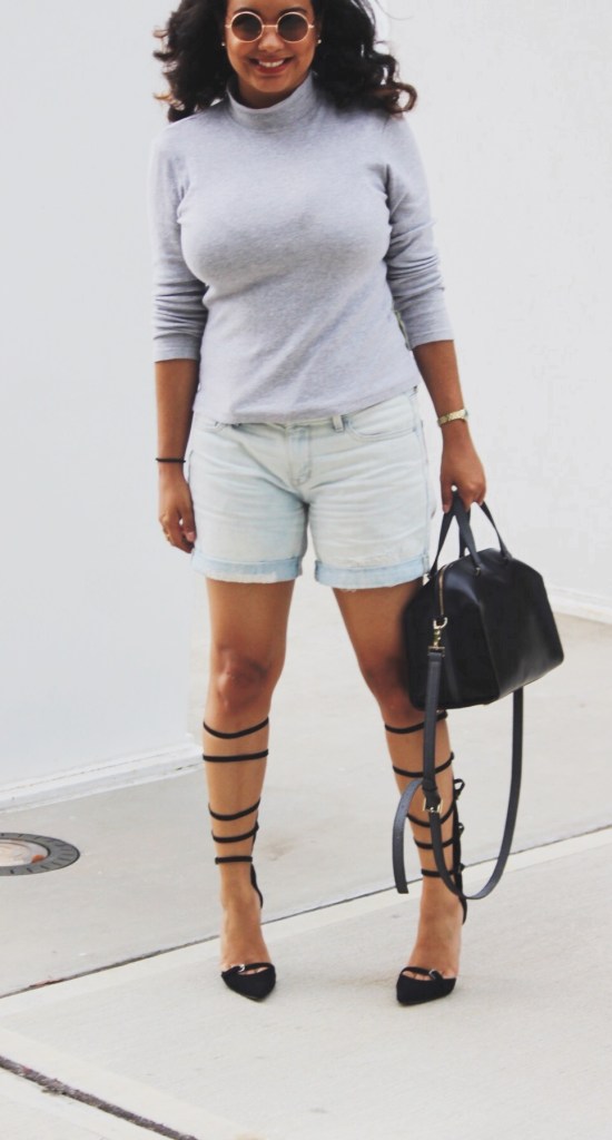 just fab heels, gap boyfriend shorts, kate spade bag, ootd , fashion, orlando